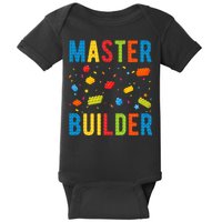 Master Builder Building Blocks Brick Builder Baby Bodysuit