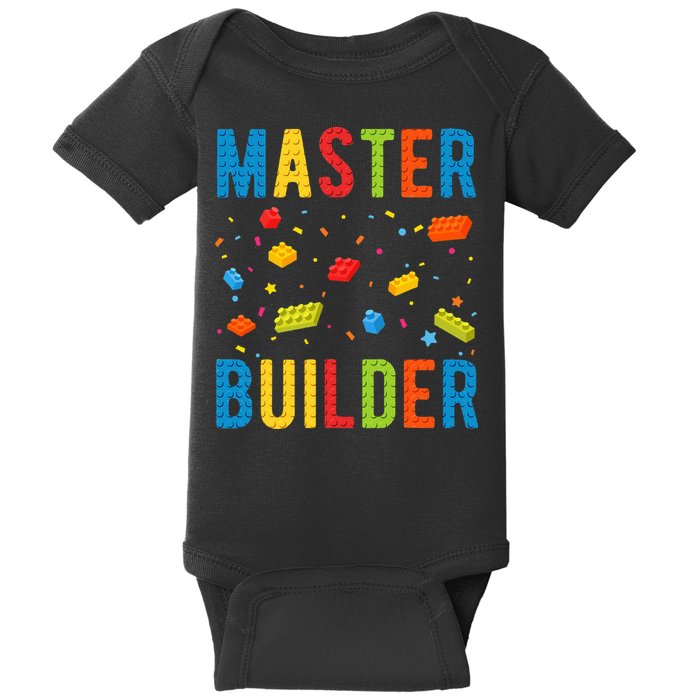 Master Builder Building Blocks Brick Builder Baby Bodysuit