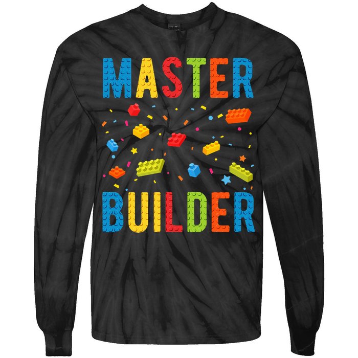 Master Builder Building Blocks Brick Builder Tie-Dye Long Sleeve Shirt
