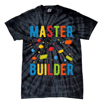 Master Builder Building Blocks Brick Builder Tie-Dye T-Shirt