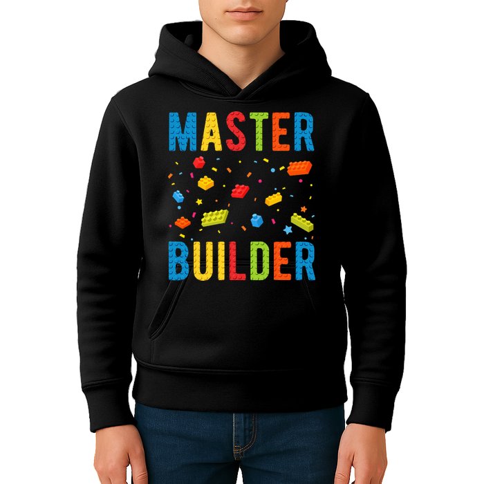 Master Builder Building Blocks Brick Builder Kids Hoodie