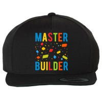 Master Builder Building Blocks Brick Builder Wool Snapback Cap