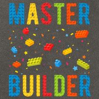 Master Builder Building Blocks Brick Builder Cotton Canvas Backpack