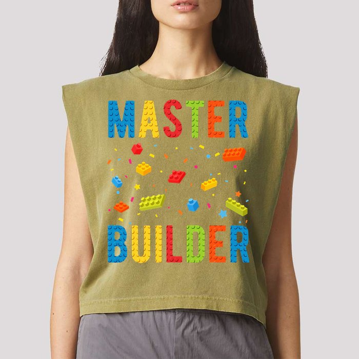 Master Builder Building Blocks Brick Builder Garment-Dyed Women's Muscle Tee