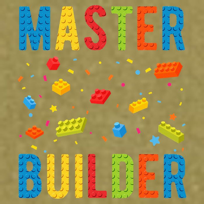 Master Builder Building Blocks Brick Builder Garment-Dyed Women's Muscle Tee
