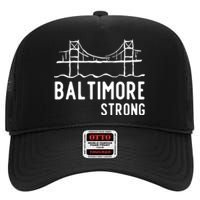 Maryland Baltimore Bridge High Crown Mesh Back Trucker Hat