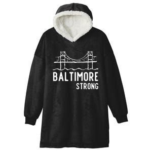 Maryland Baltimore Bridge Hooded Wearable Blanket