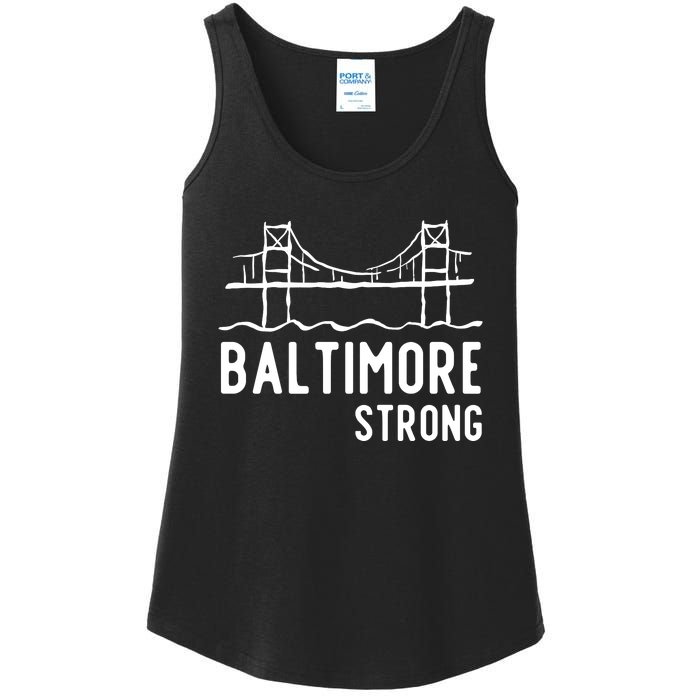 Maryland Baltimore Bridge Ladies Essential Tank