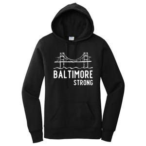 Maryland Baltimore Bridge Women's Pullover Hoodie