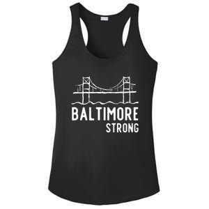 Maryland Baltimore Bridge Ladies PosiCharge Competitor Racerback Tank