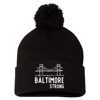 Maryland Baltimore Bridge Pom Pom 12in Knit Beanie