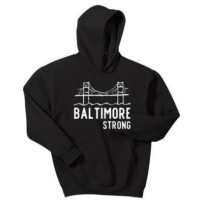 Maryland Baltimore Bridge Kids Hoodie