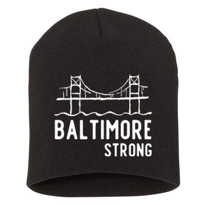 Maryland Baltimore Bridge Short Acrylic Beanie