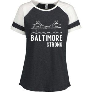 Maryland Baltimore Bridge Enza Ladies Jersey Colorblock Tee