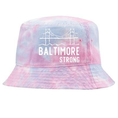 Maryland Baltimore Bridge Tie-Dyed Bucket Hat