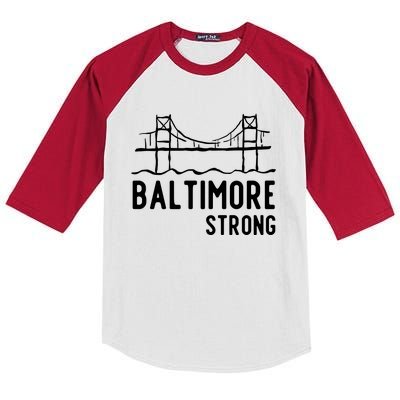 Maryland Baltimore Bridge Kids Colorblock Raglan Jersey