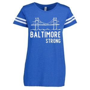 Maryland Baltimore Bridge Enza Ladies Jersey Football T-Shirt