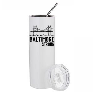 Maryland Baltimore Bridge Stainless Steel Tumbler