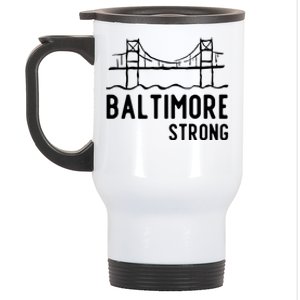 Maryland Baltimore Bridge Stainless Steel Travel Mug