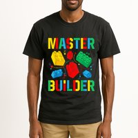 Master Builder Building Blocks Brick Toy Master Builder Tall T-Shirt