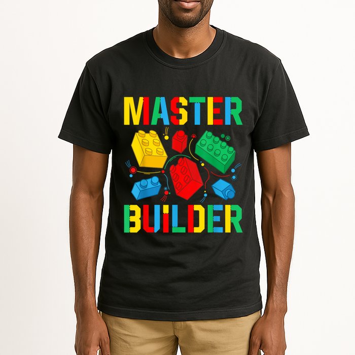 Master Builder Building Blocks Brick Toy Master Builder Tall T-Shirt