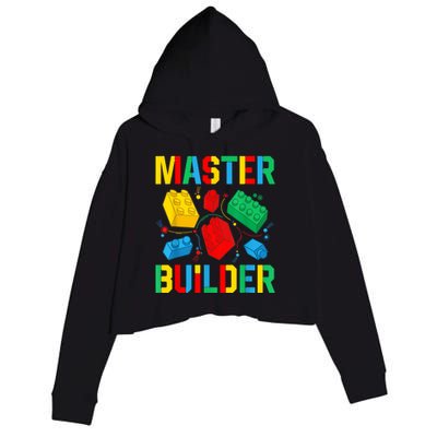 Master Builder Building Blocks Brick Toy Master Builder Crop Fleece Hoodie