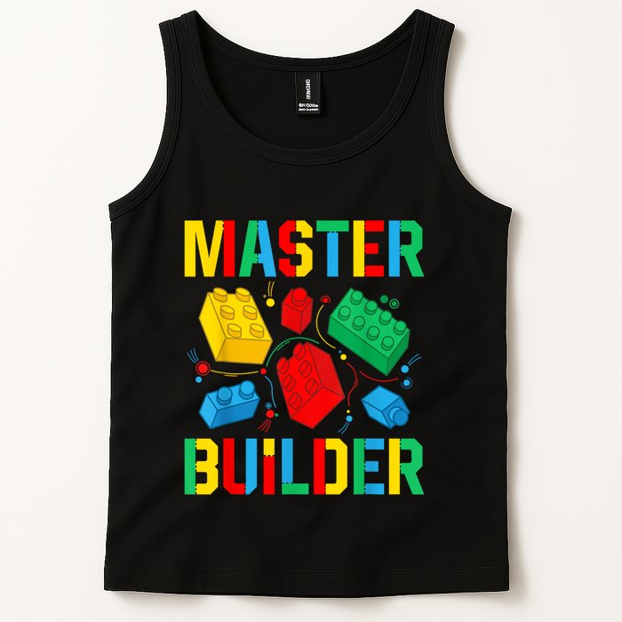 Master Builder Building Blocks Brick Toy Master Builder Tank Top