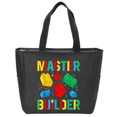 Master Builder Building Blocks Brick Toy Master Builder Zip Tote Bag