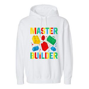 Master Builder Building Blocks Brick Toy Master Builder Garment-Dyed Fleece Hoodie