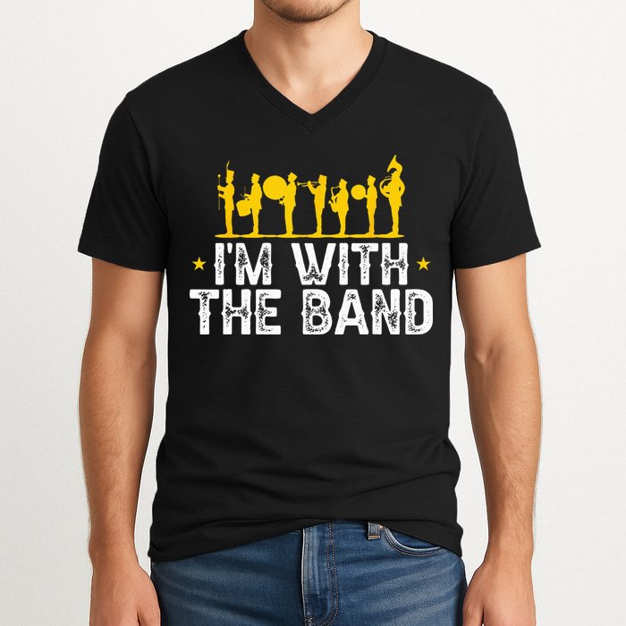 Marching Band Band Life IM With V-Neck T-Shirt