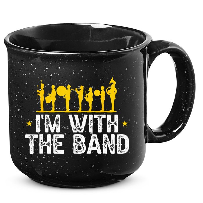 Marching Band Band Life IM With 15oz Campfire Ceramic Mug