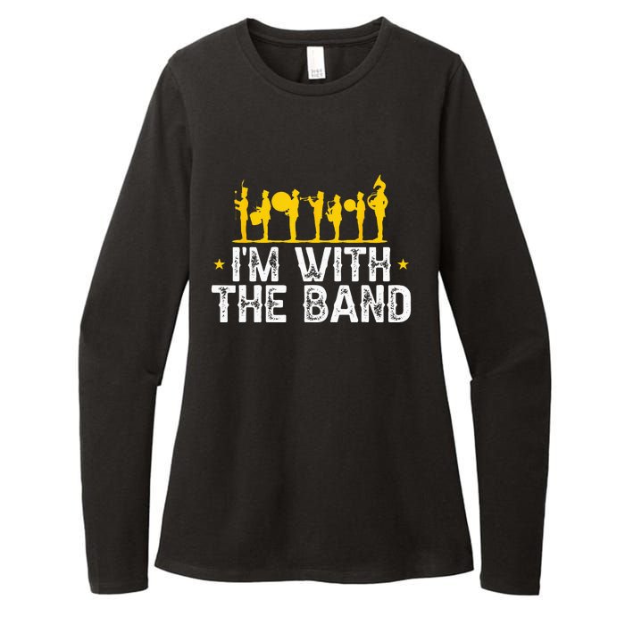 Marching Band Band Life IM With Womens CVC Long Sleeve Shirt