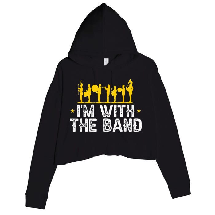 Marching Band Band Life IM With Crop Fleece Hoodie