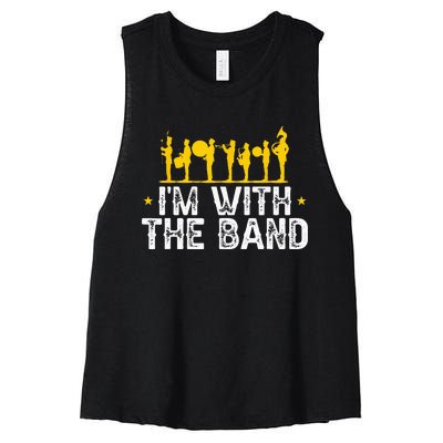 Marching Band Band Life IM With Women's Racerback Cropped Tank