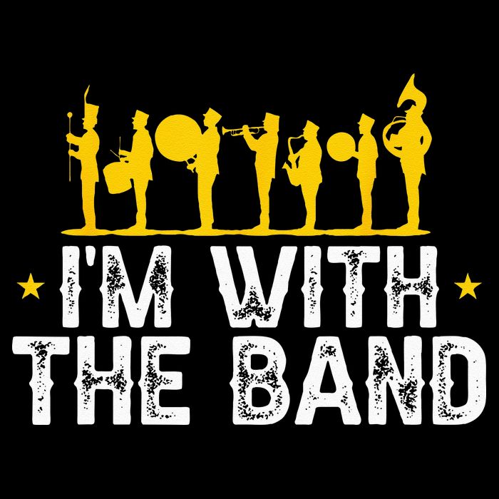 Marching Band Band Life IM With Pom Pom 12in Knit Beanie