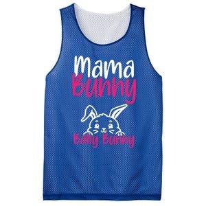 Mama Bunny Bunny Easter Pregnancy Reveal Future Mom Gift Mesh Reversible Basketball Jersey Tank