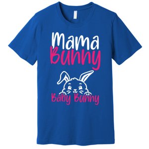 Mama Bunny Bunny Easter Pregnancy Reveal Future Mom Gift Premium T-Shirt