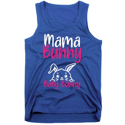 Mama Bunny Bunny Easter Pregnancy Reveal Future Mom Gift Tank Top