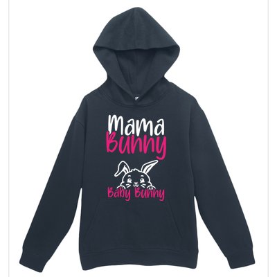 Mama Bunny Bunny Easter Pregnancy Reveal Future Mom Gift Urban Pullover Hoodie