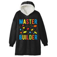 Master Builder Building Blocks Brick Builder Hooded Wearable Blanket