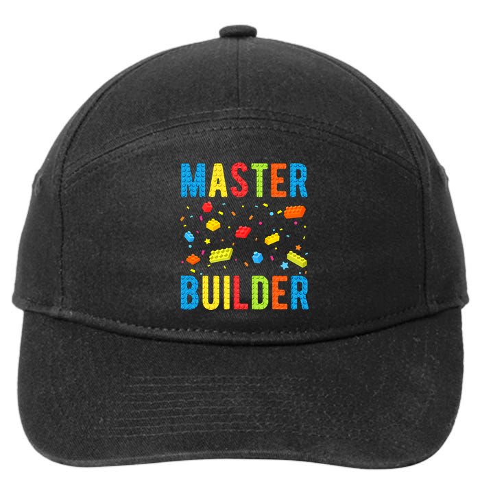 Master Builder Building Blocks Brick Builder 7-Panel Snapback Hat