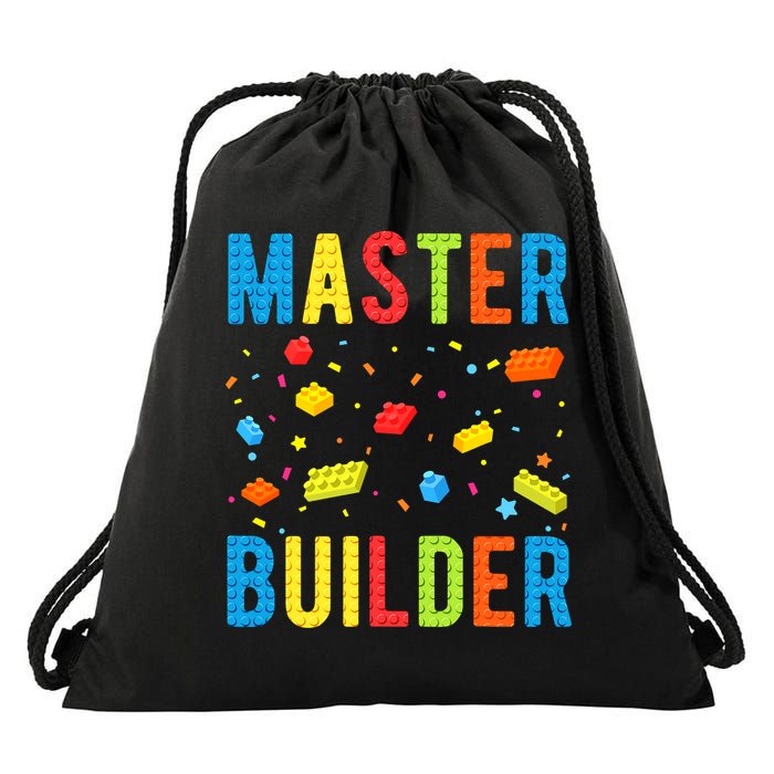 Master Builder Building Blocks Brick Builder Drawstring Bag