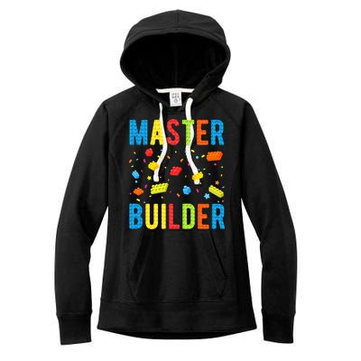 Master Builder Building Blocks Brick Builder Women's Fleece Hoodie
