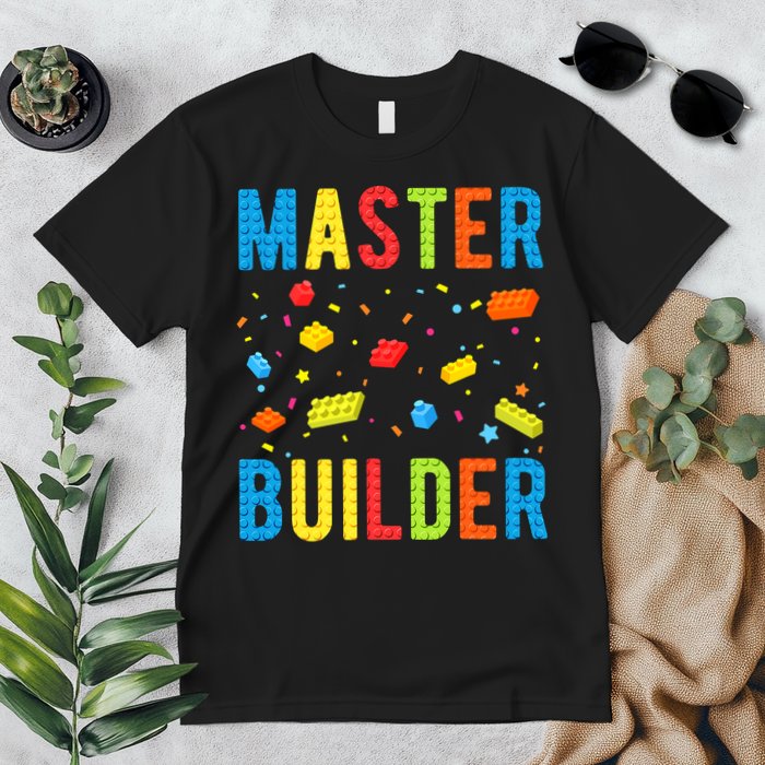 Master Builder Building Blocks Brick Builder Premium T-Shirt