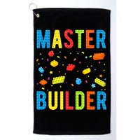 Master Builder Building Blocks Brick Builder Golf Towel