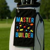 Master Builder Building Blocks Brick Builder Golf Towel