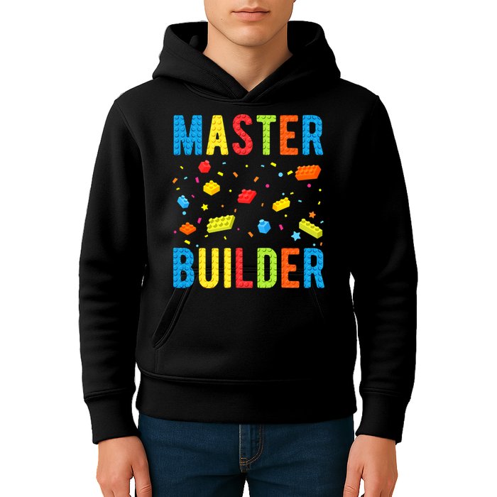 Master Builder Building Blocks Brick Builder Kids Hoodie