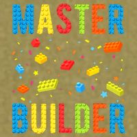 Master Builder Building Blocks Brick Builder Garment-Dyed Women's Muscle Tee
