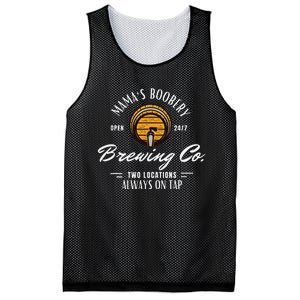 Mama's Boobery Breastfeeding Brewery New Mom Brewing Co Mesh Reversible Basketball Jersey Tank