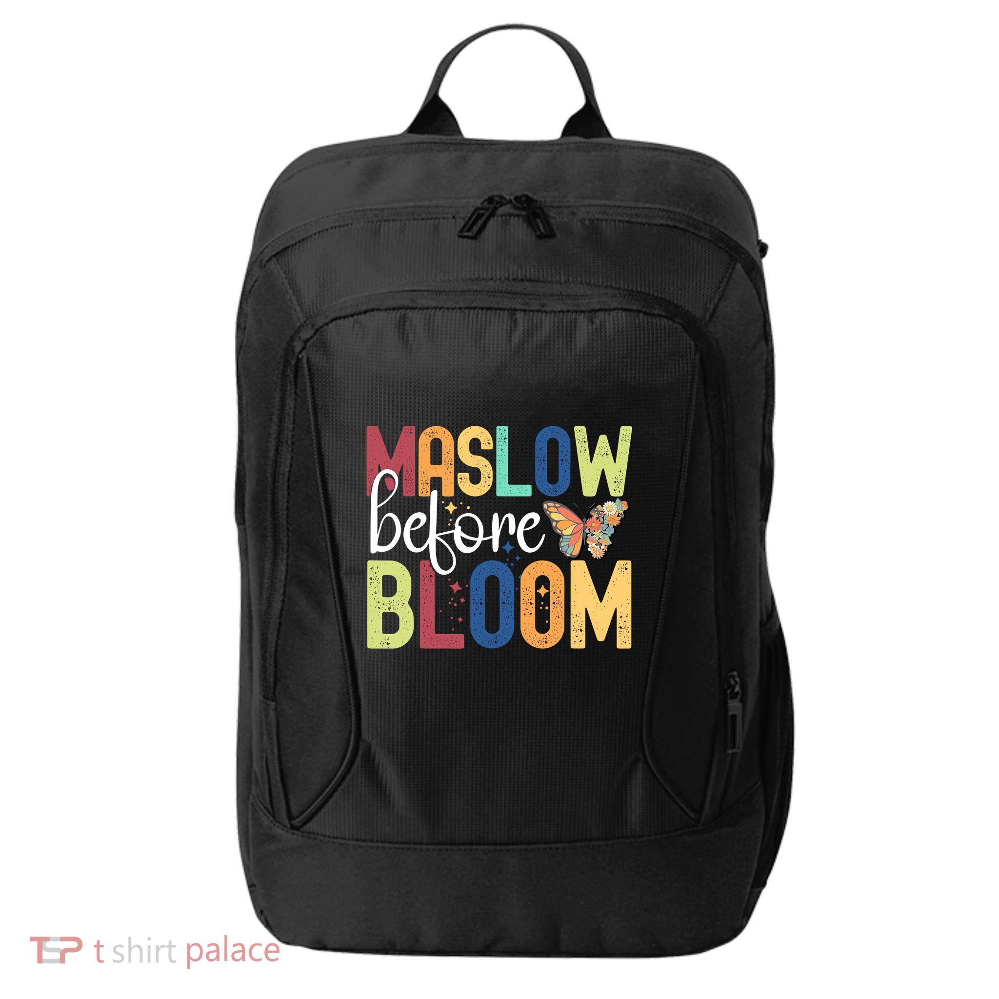 Maslow Before Bloom SPED Teacher School Psychologist Psych City Backpack